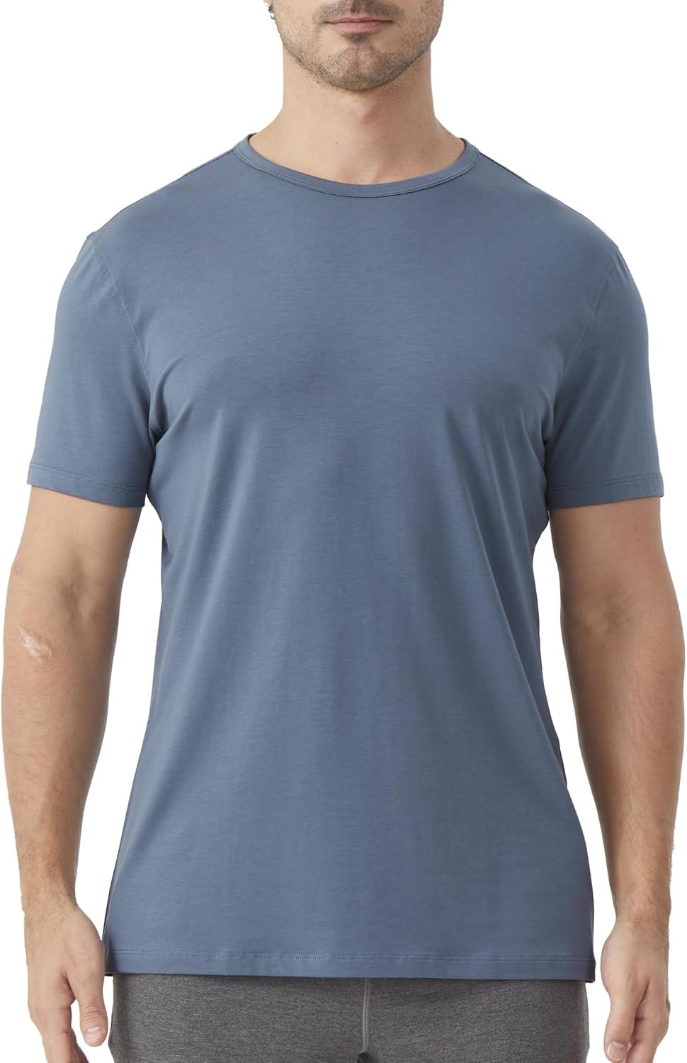 Men's Ultra-Soft Modal Cotton T-Shirt Casual Basic Short Sleeve Lounge Dressy Tee